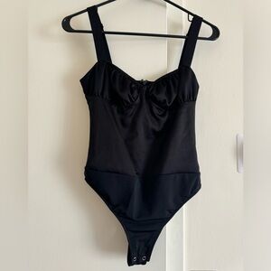 Black Danielle Bernstein body suit
